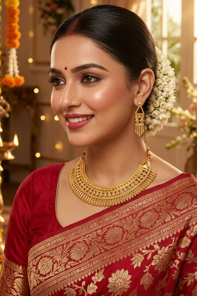 Gentle Way  - Gold Plated Necklace Set