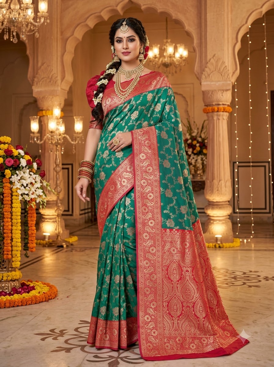 Rajvanshi Designer Banarasi Silk Saree
