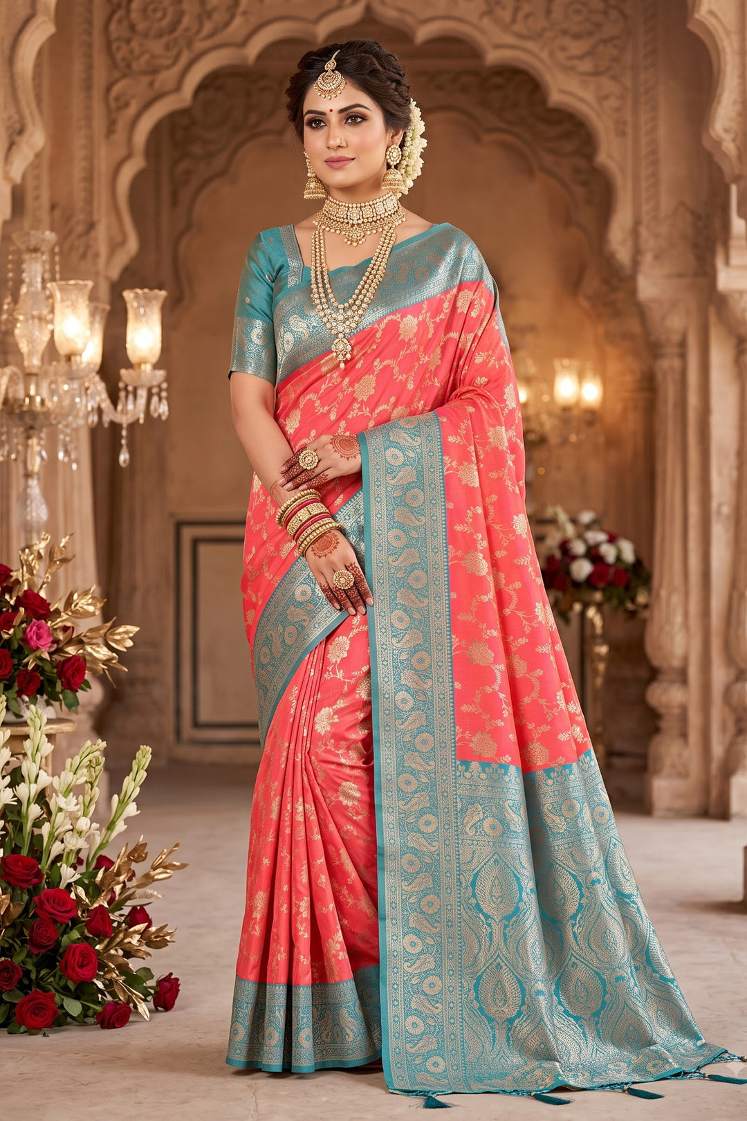 Rajvanshi Designer Banarasi Silk Saree
