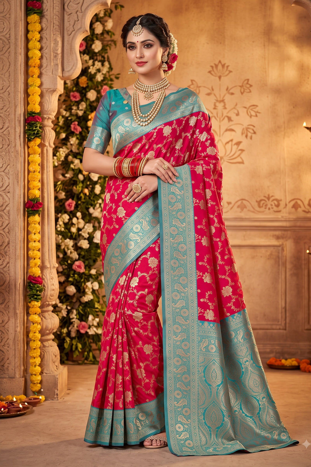 Rajvanshi Designer Banarasi Silk Saree