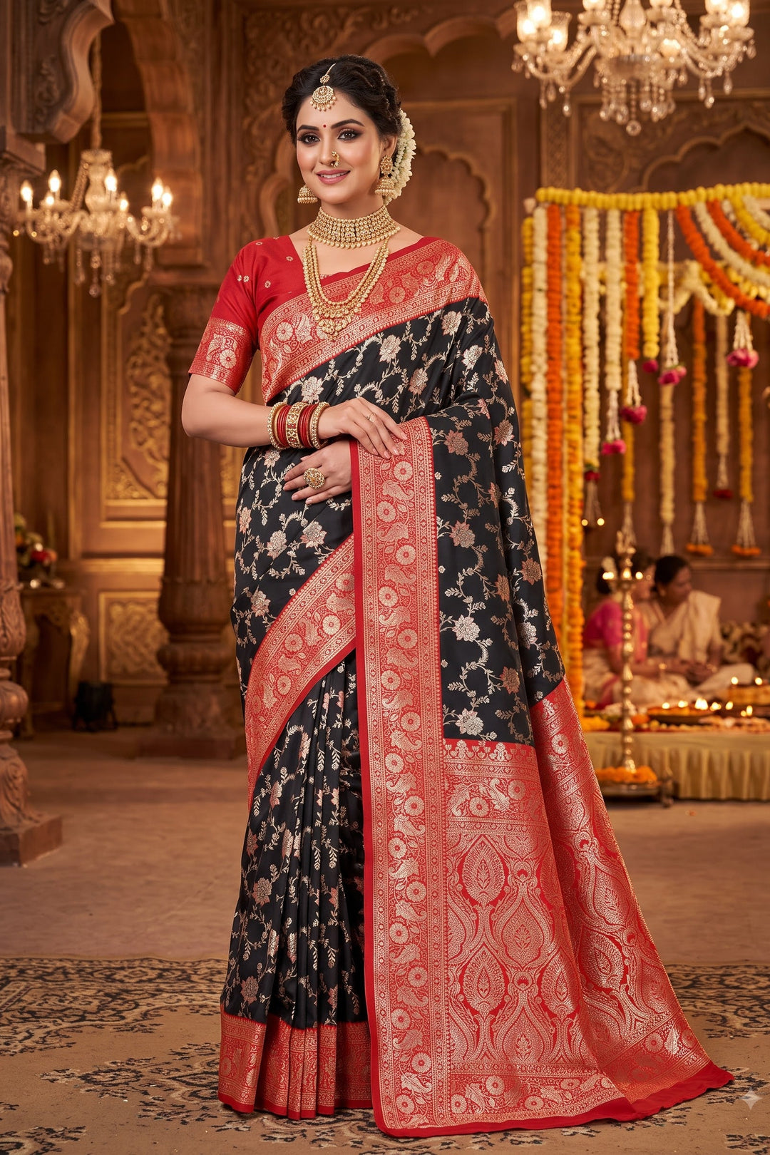 Rajvanshi Designer Banarasi Silk Saree