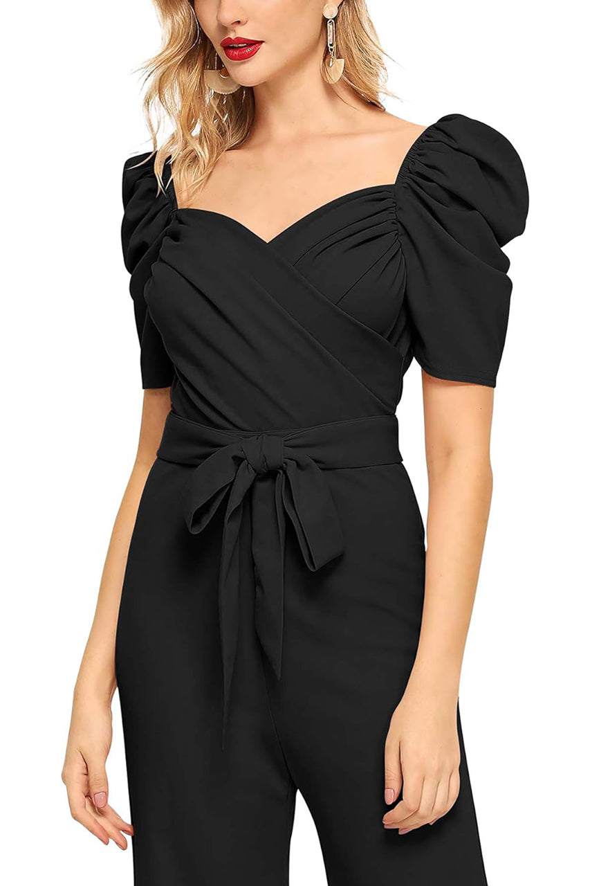 Top-Of-The-Line Jump Suit(Black)