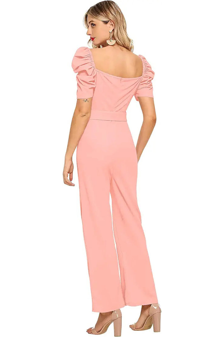 Top-Of-The-Line Jump Suit(Peach)