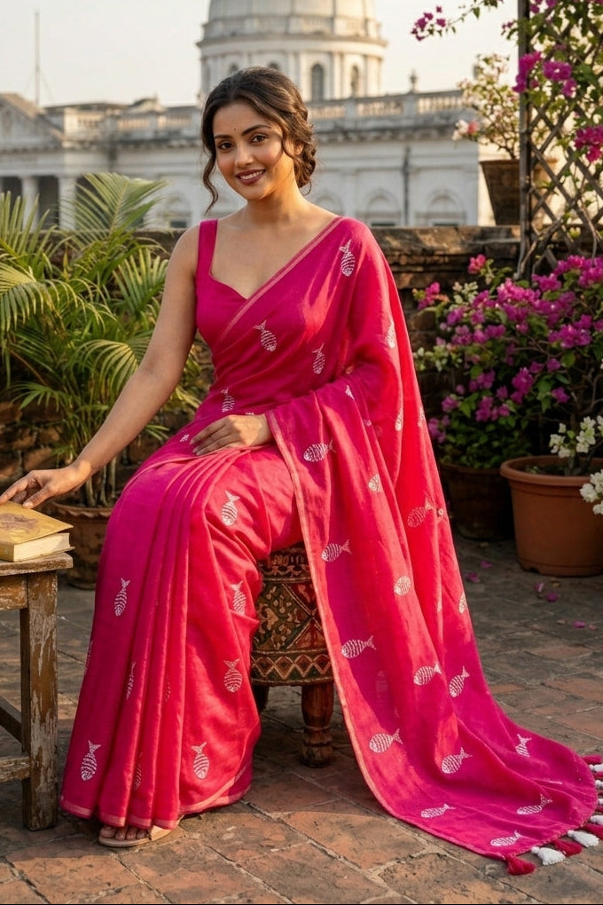Sagarika Mul Cotton Saree