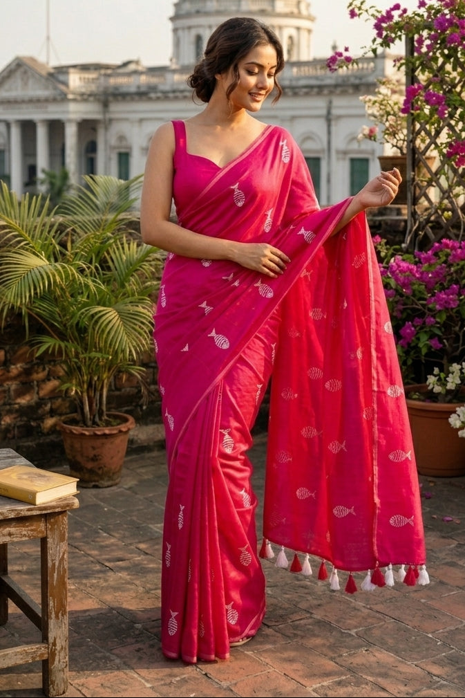 Sagarika Mul Cotton Saree