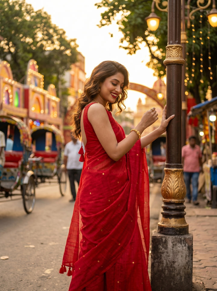 Mohini Tissu Cotton Saree