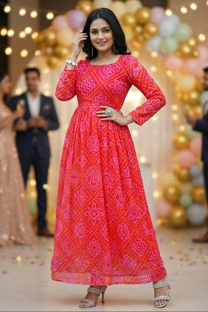 Amaira-A Georgette Gown