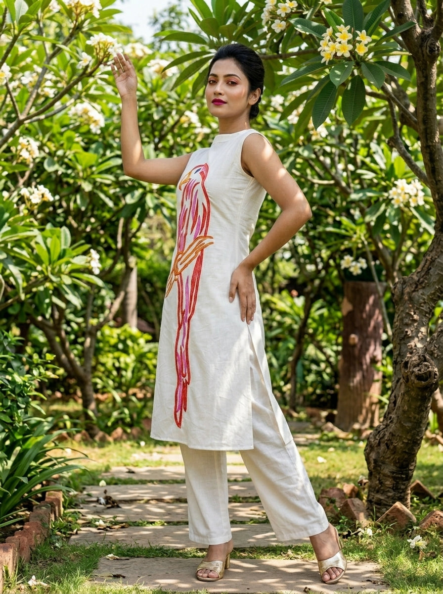 A Bird Song- Cotton Coord Set
