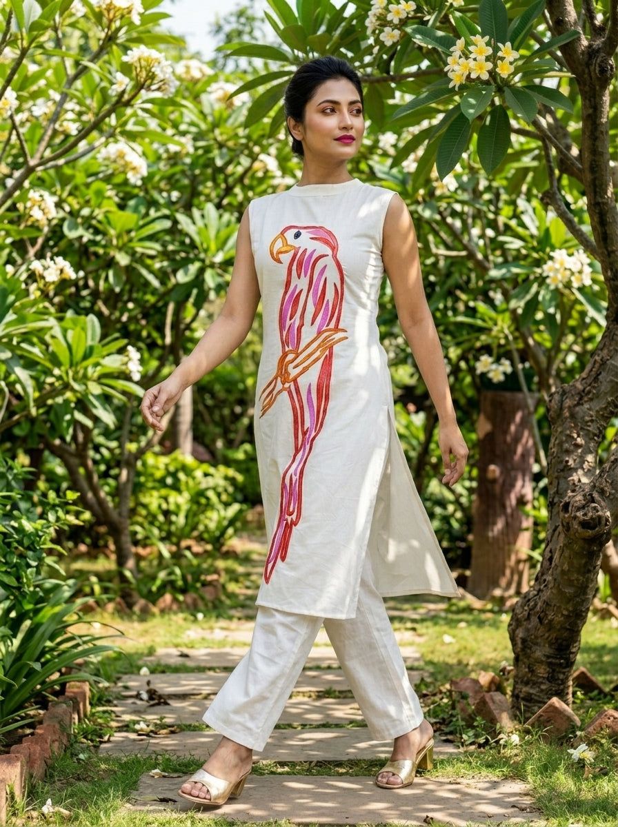 A Bird Song- Cotton Coord Set