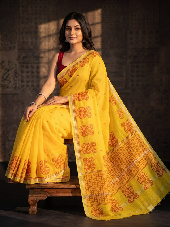 Niharika Khadi Cotton Saree