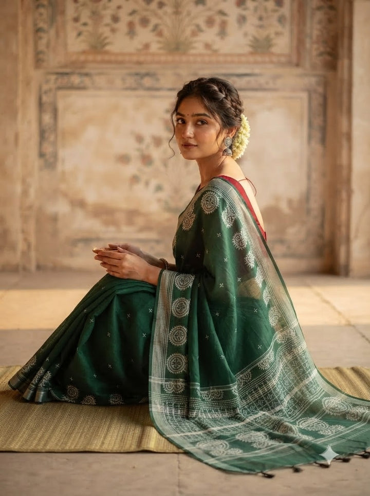 Niharika Khadi Cotton Saree