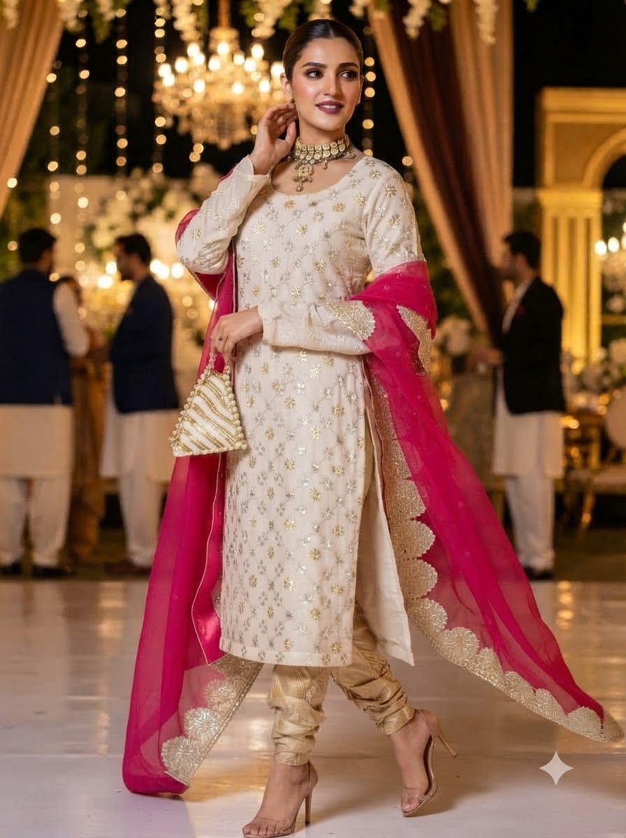 Occassion With Georgette Kurti Set