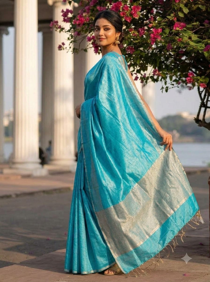 Sonar Sutra Tissue Linen Saree