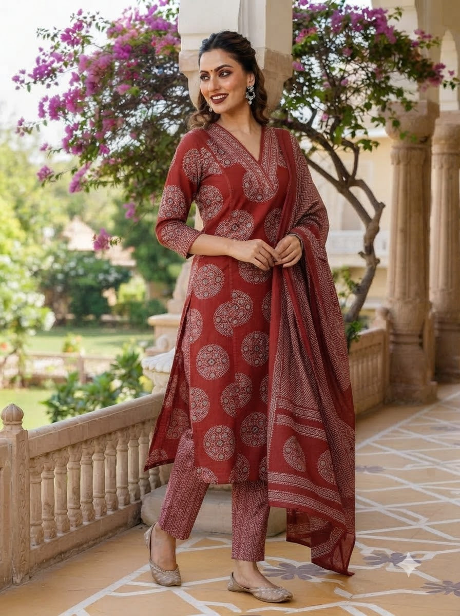 Rasika Cotton Kurti Set
