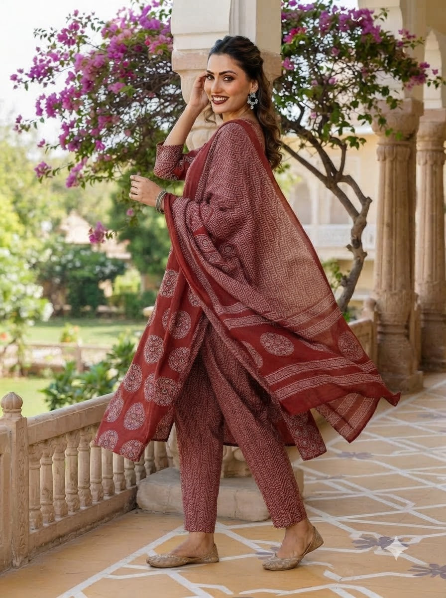 Rasika Cotton Kurti Set
