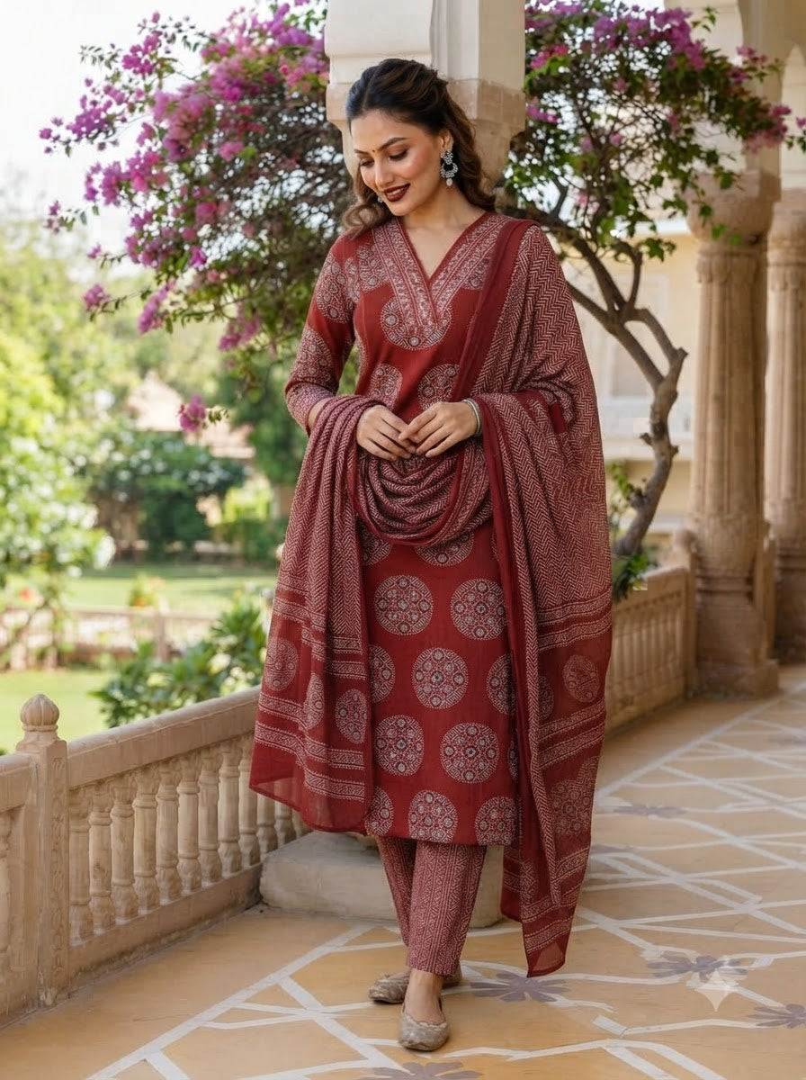 Rasika Cotton Kurti Set