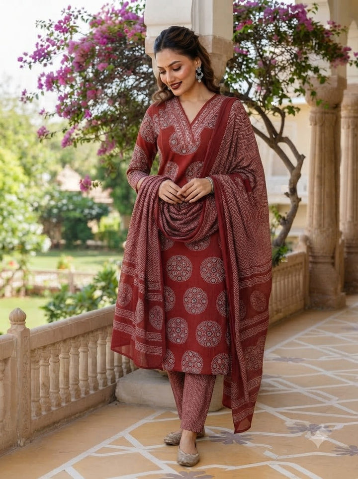 Rasika Cotton Kurti Set