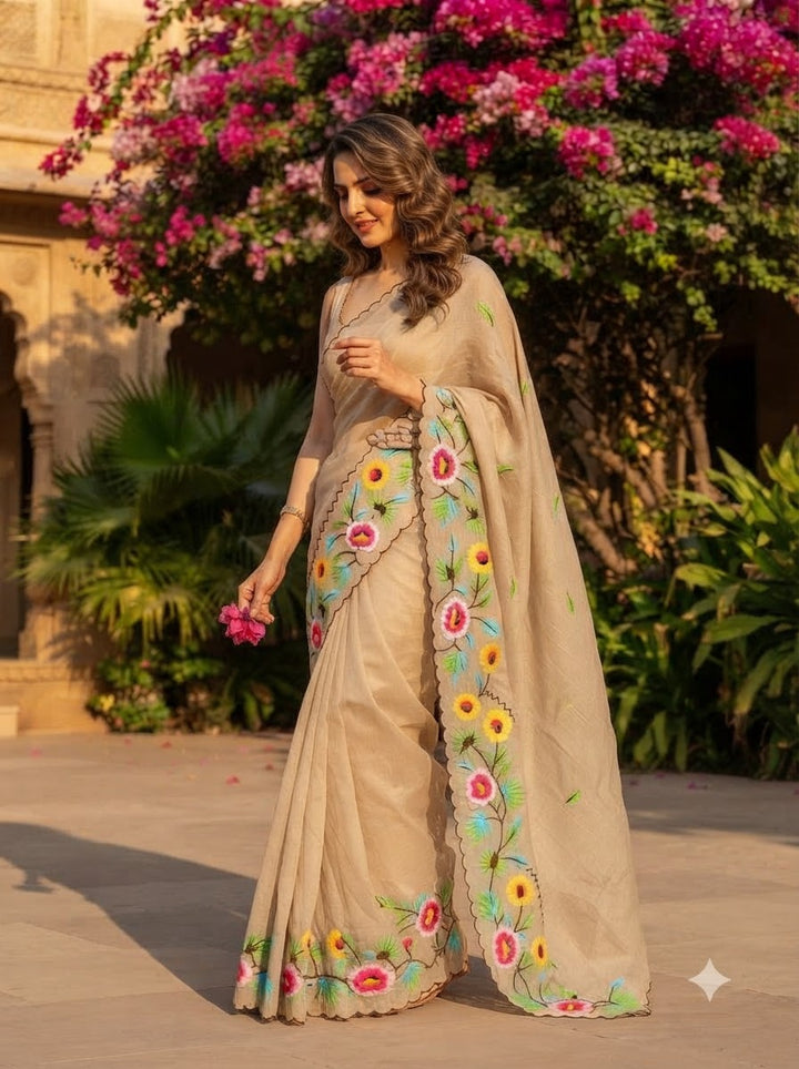 Meadow Sonnet Georgette Designer Saree