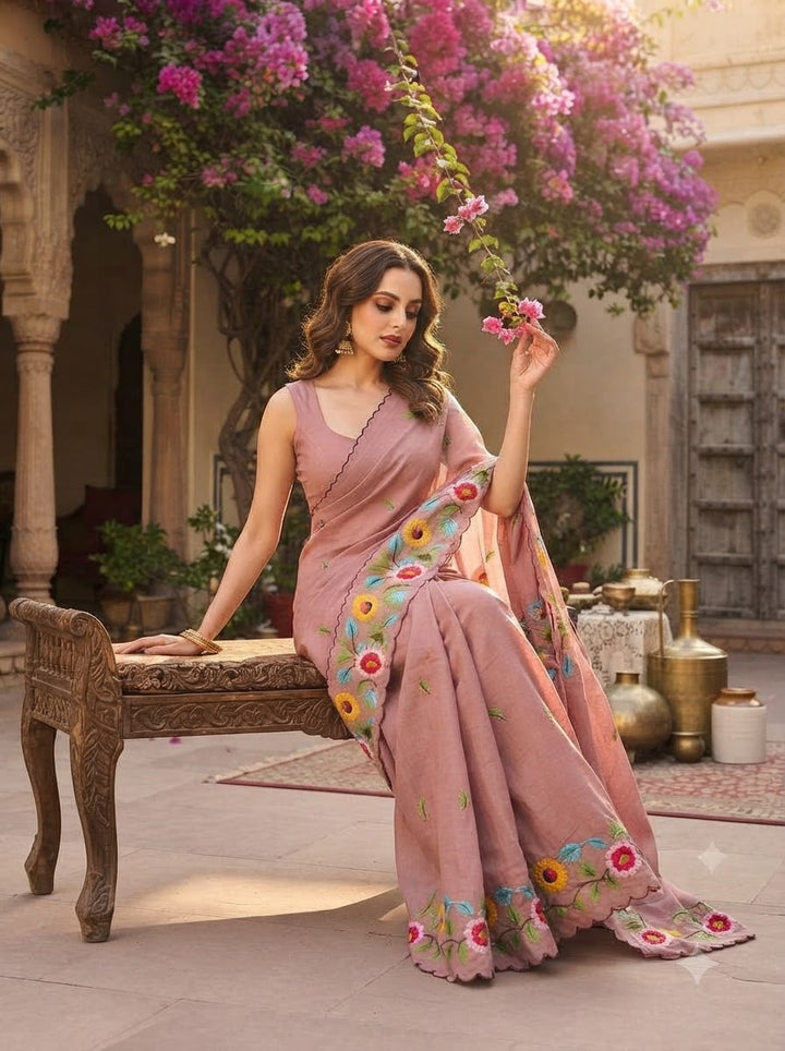 Meadow Sonnet Georgette Designer Saree