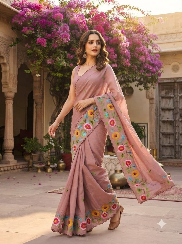 Meadow Sonnet Georgette Designer Saree