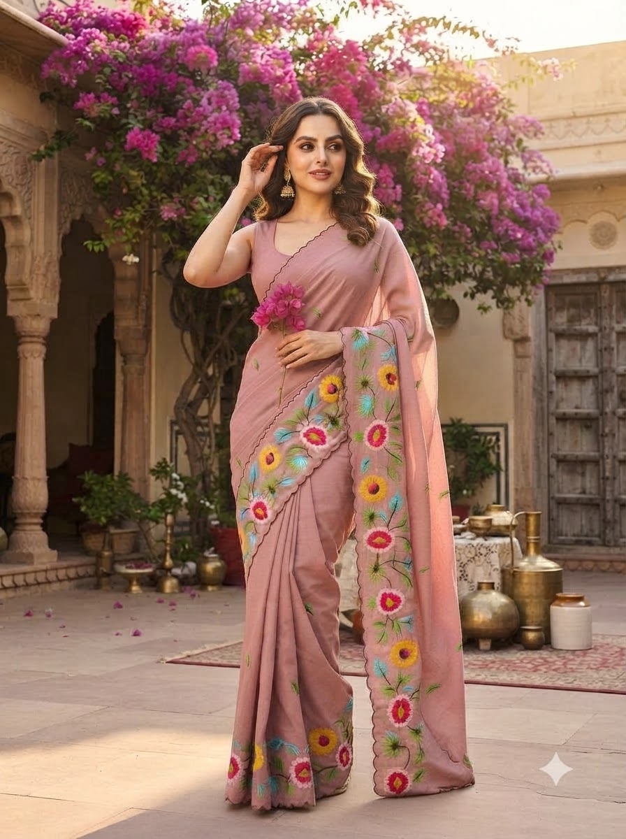 Meadow Sonnet Georgette Designer Saree