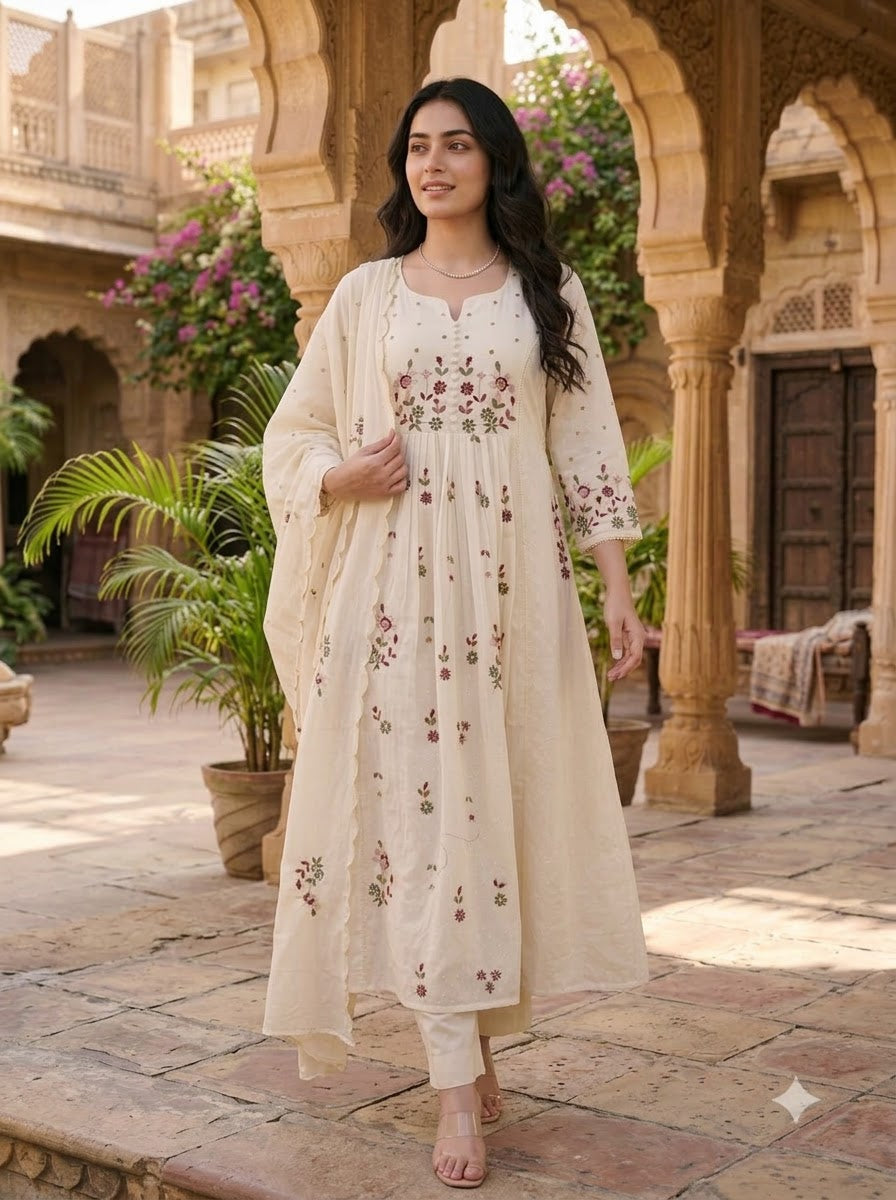 My Forever Star Cotton Kurti Set