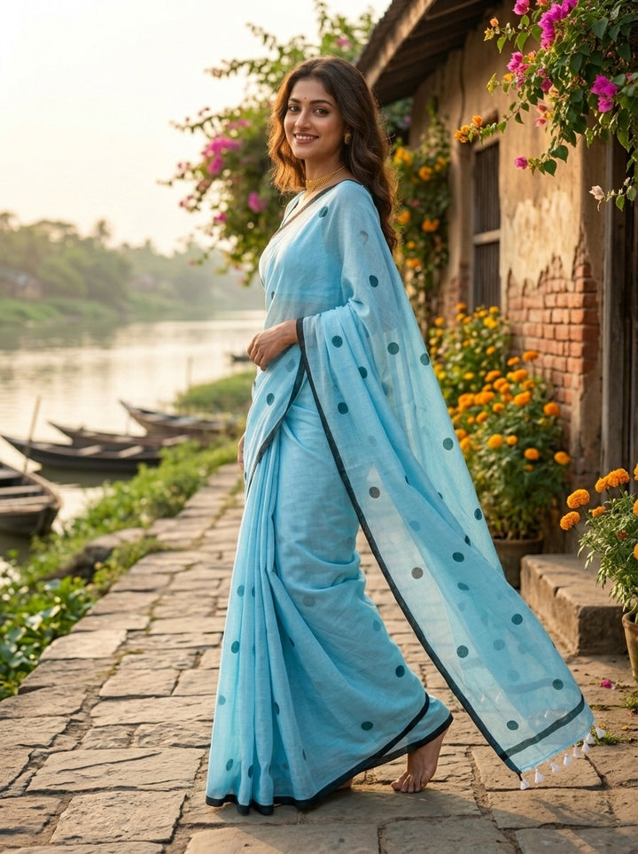 Kheyali Mul Cotton Saree