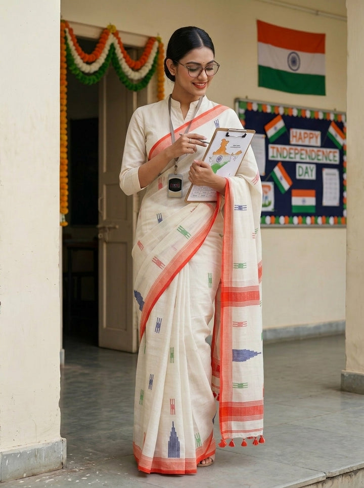Rajita - The Timeless Tissue Khadi Saree
