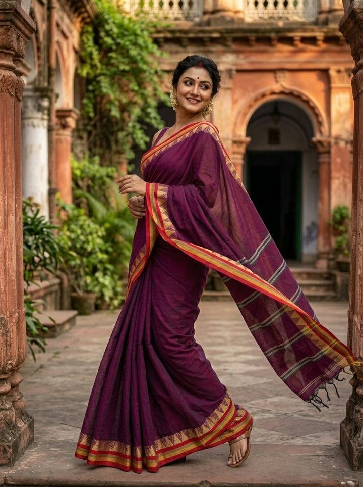 Saree of Divinity - Narayanpet Cotton Saree