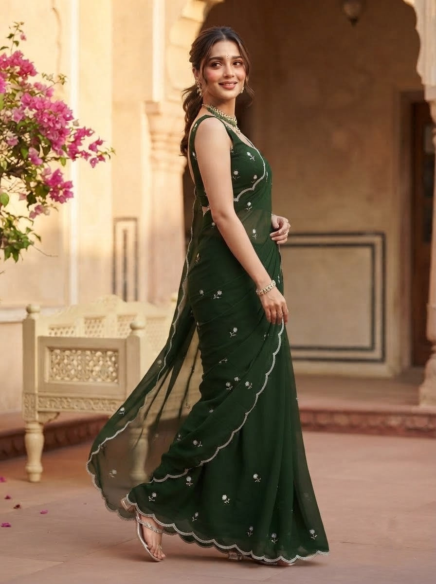 Aveline Grace - Georgette Saree