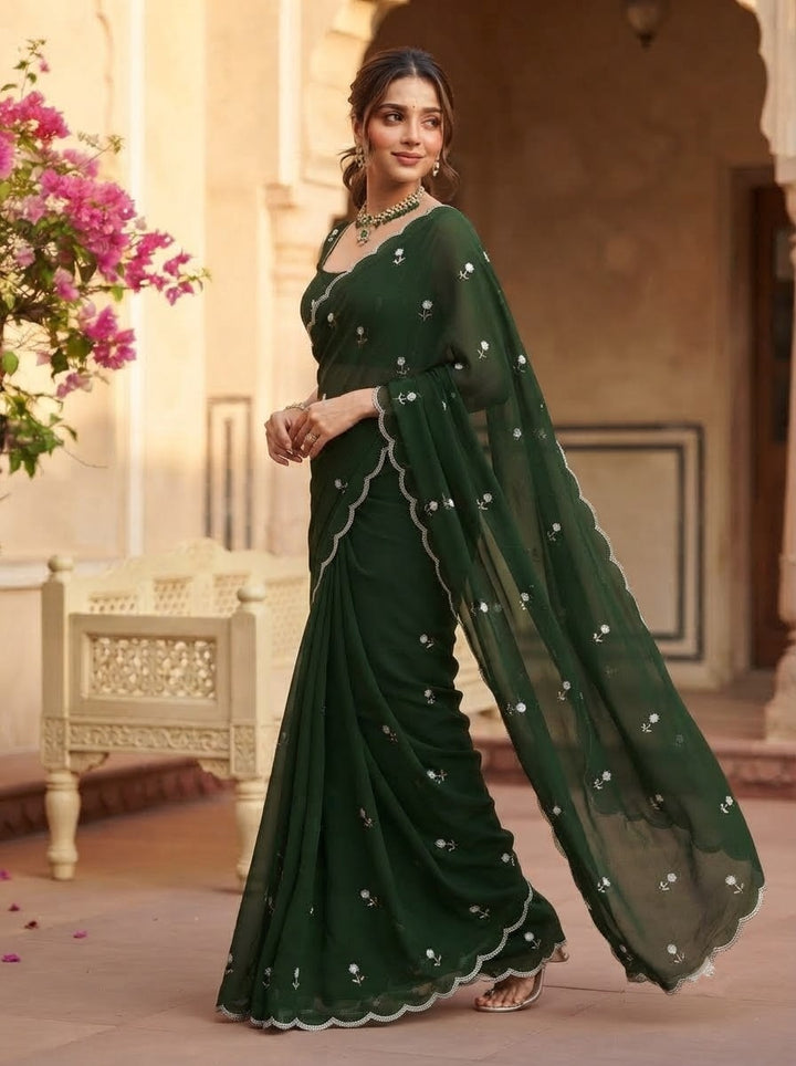 Aveline Grace - Georgette Saree