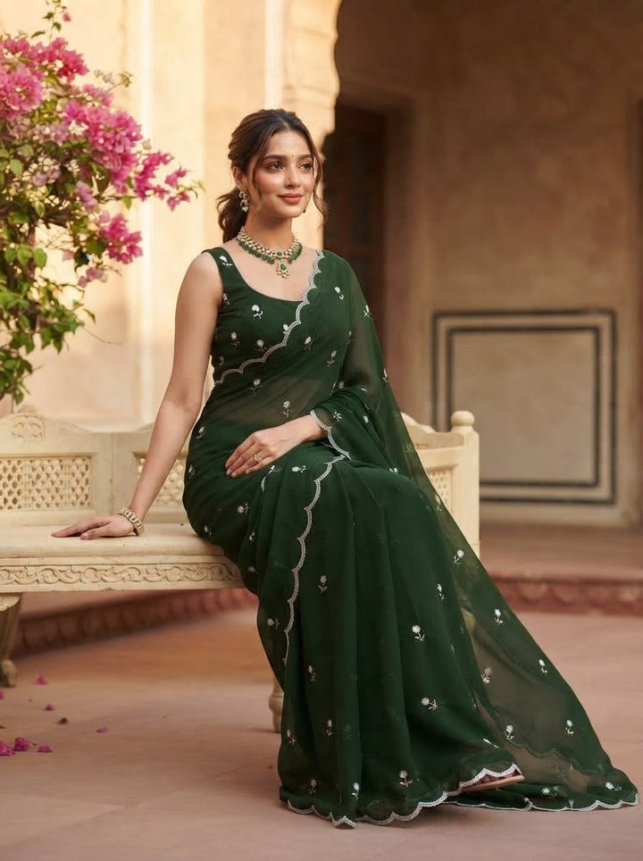 Aveline Grace - Georgette Saree