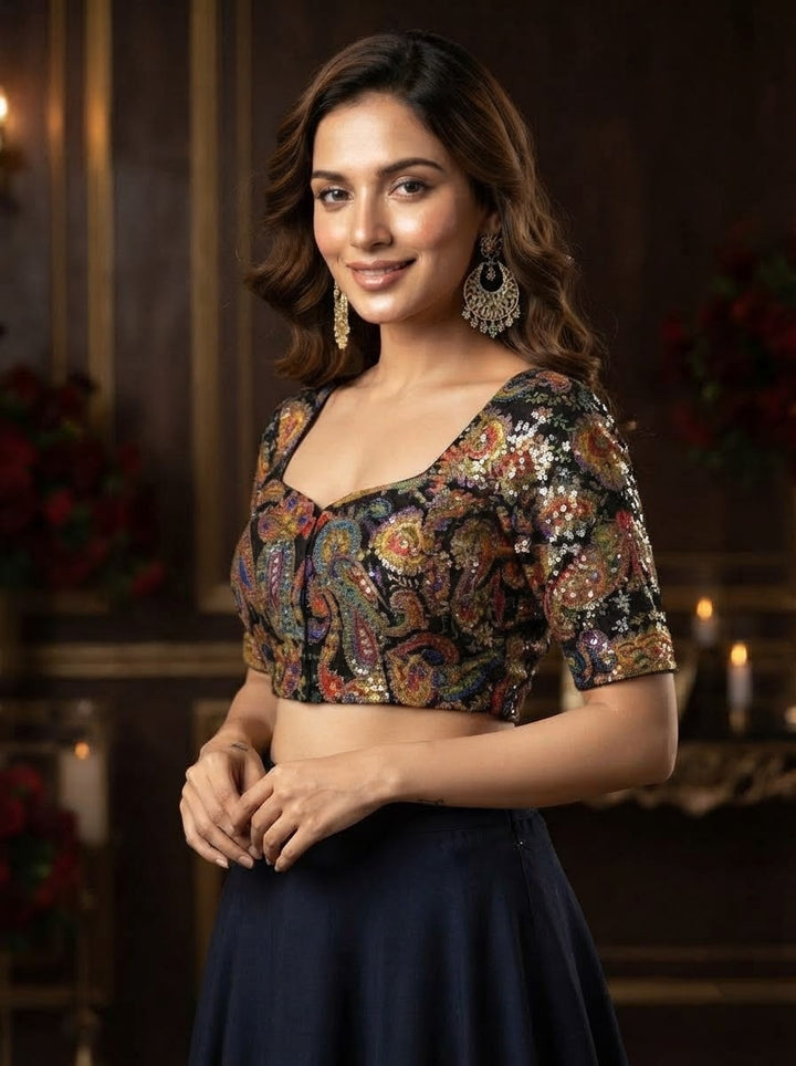 Kashish - Designer Crepe Blouse
