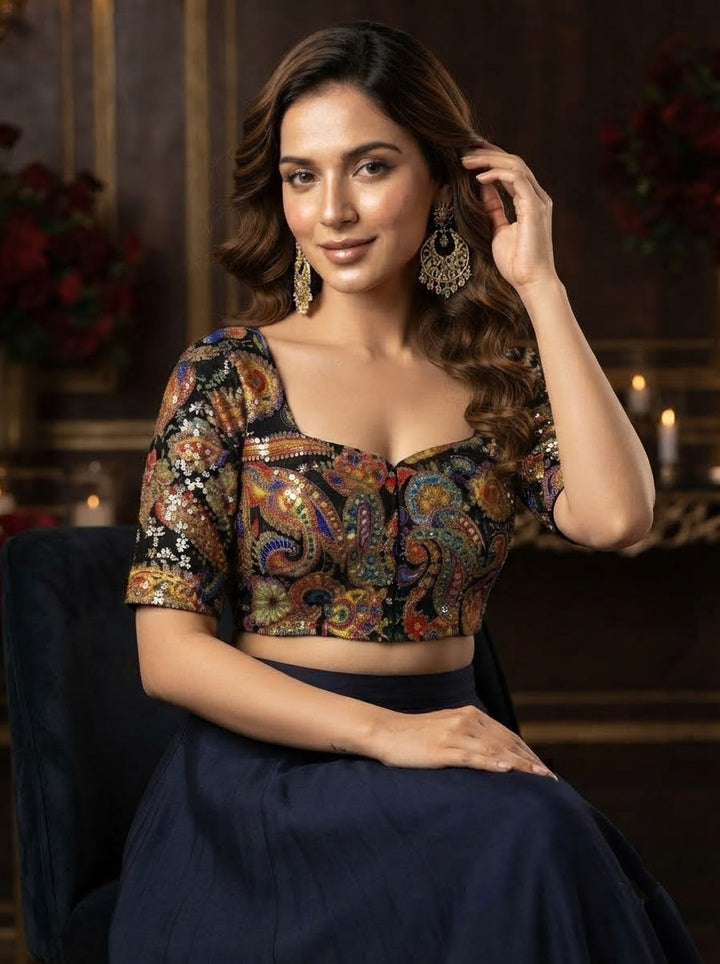 Kashish - Designer Crepe Blouse