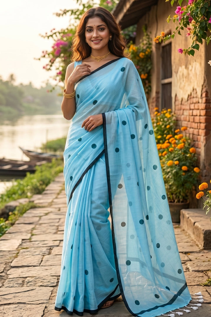 Kheyali Mul Cotton Saree