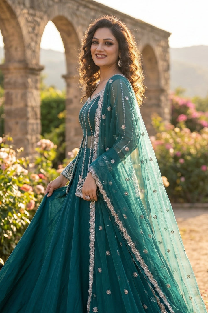 Crystal Radiance Designer Sharara Set
