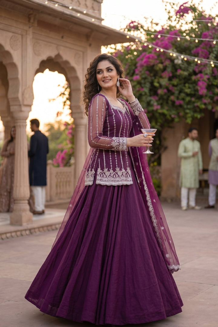 Crystal Radiance Designer Sharara Set