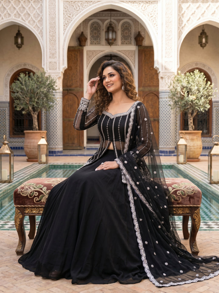 Crystal Radiance Designer Sharara Set