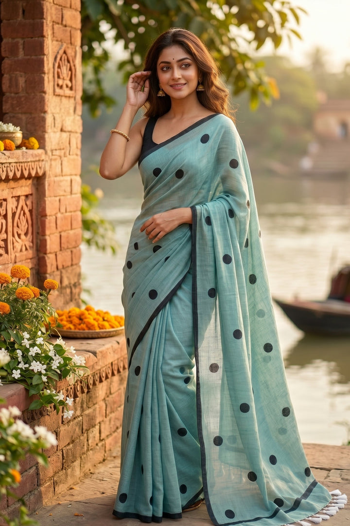 Kheyali Mul Cotton Saree