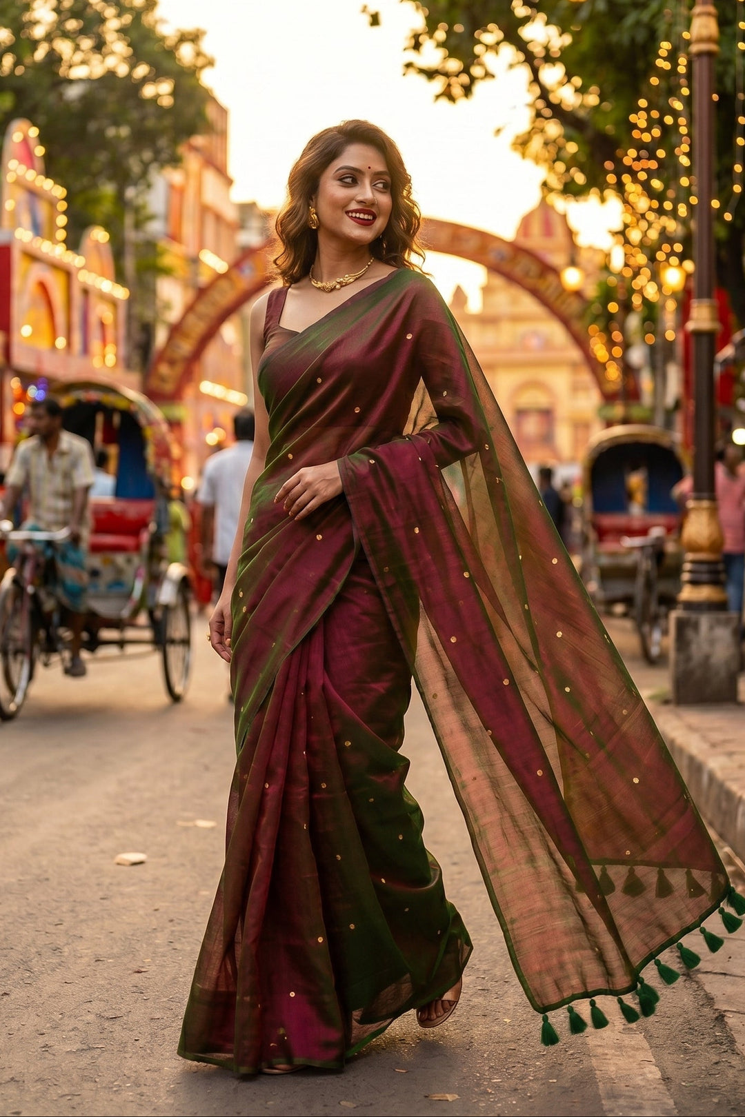 Mohini Tissu Cotton Saree