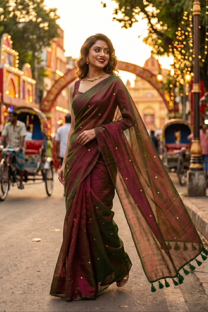 Mohini Tissu Cotton Saree