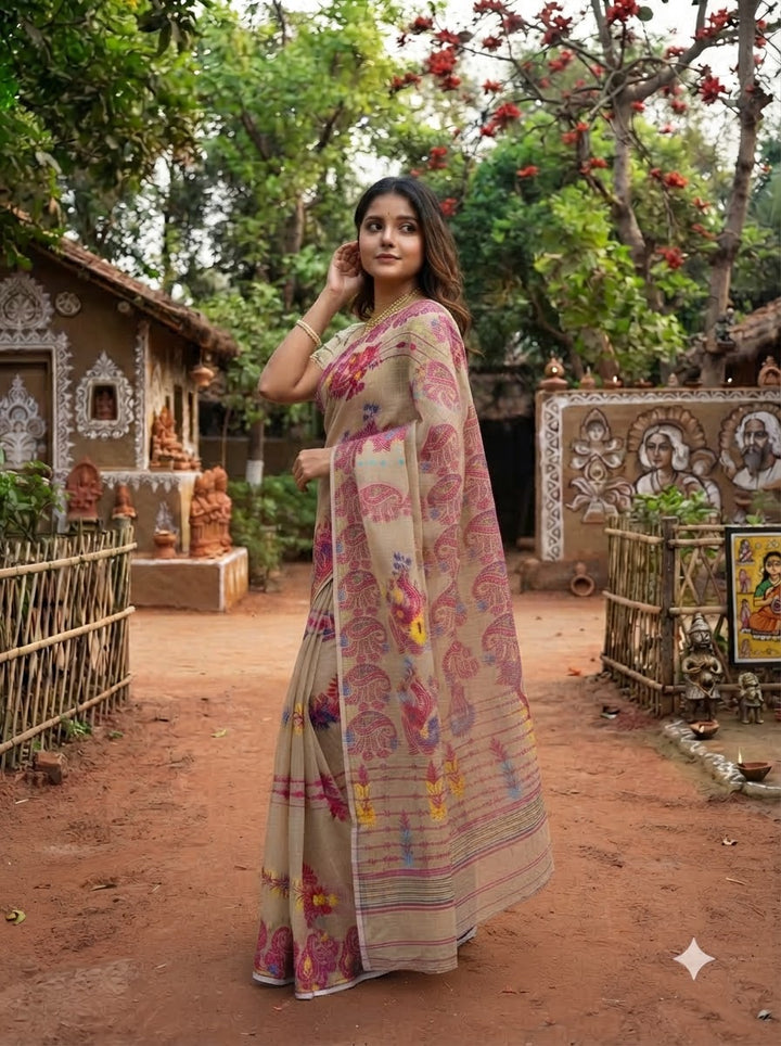 Swarn Kalka Dhakai Jamdani Saree