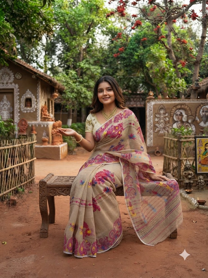 Swarn Kalka Dhakai Jamdani Saree
