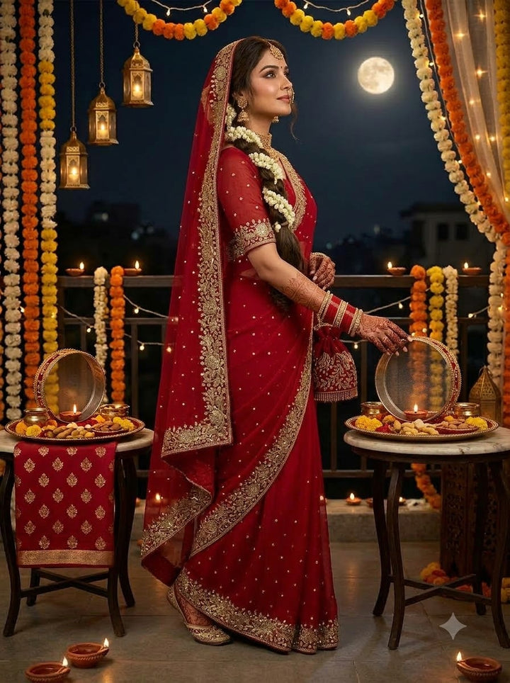 Unbroken Spirit Silk Saree [ Dupatta With Unstitched Blouse]