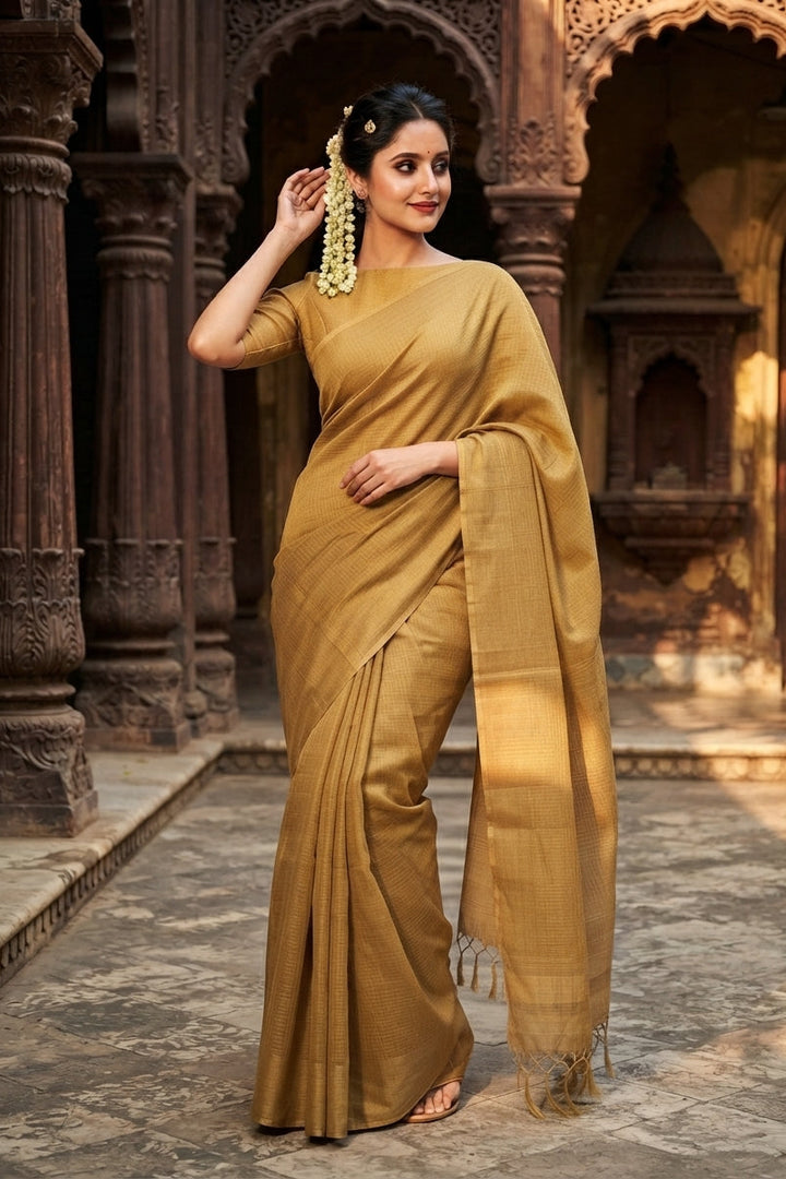Sonar Sutra Tissue Linen Saree