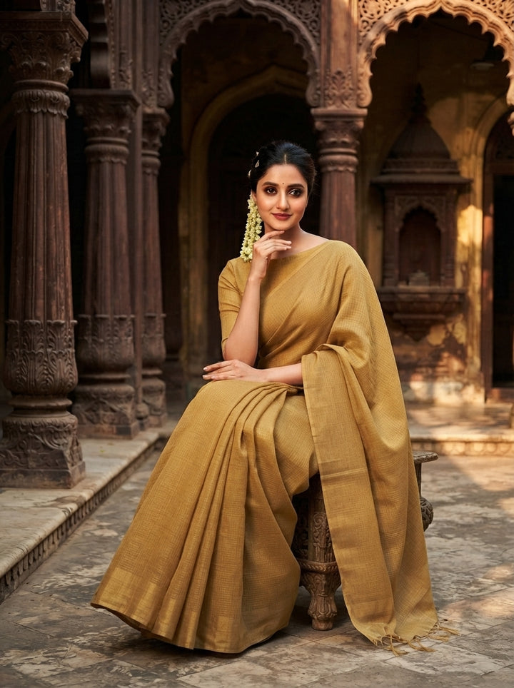 Sonar Sutra Tissue Linen Saree
