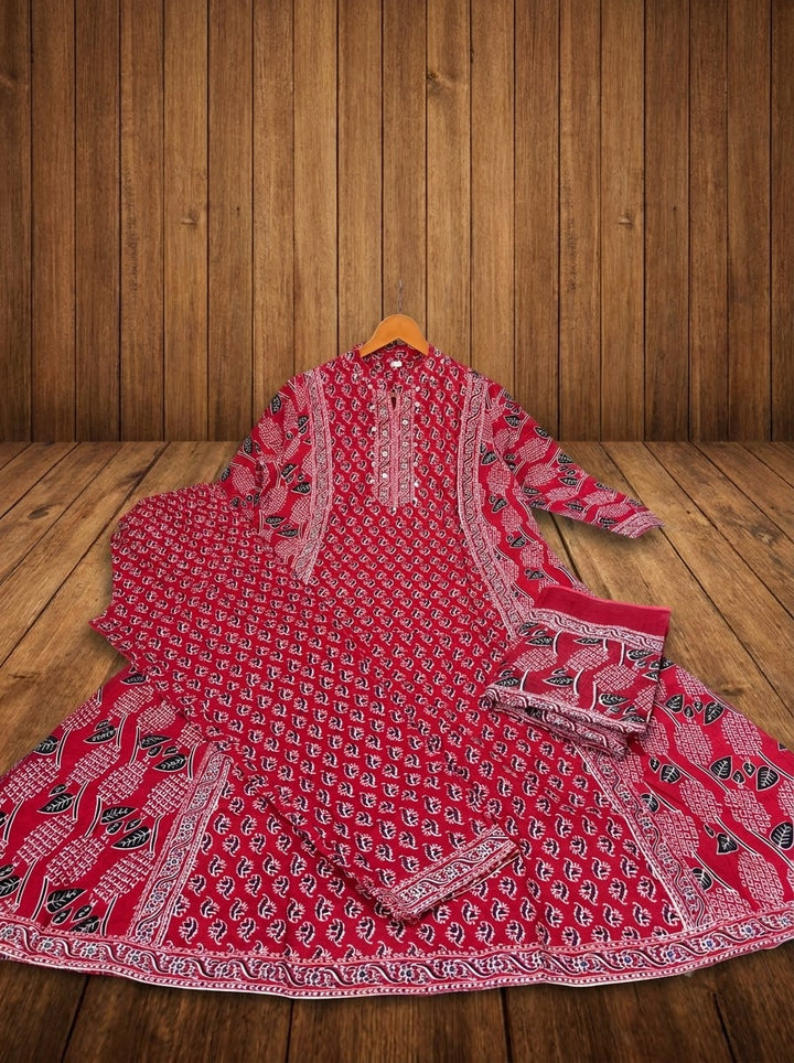 Aavira Ethnic - Cotton Kurti Set