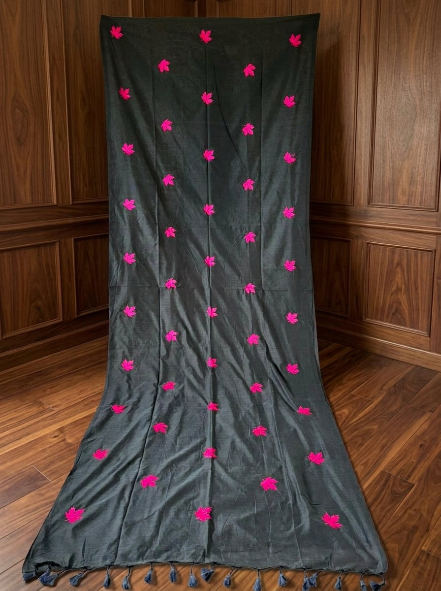 Khudse Mohabbat Khadi Cotton Saree