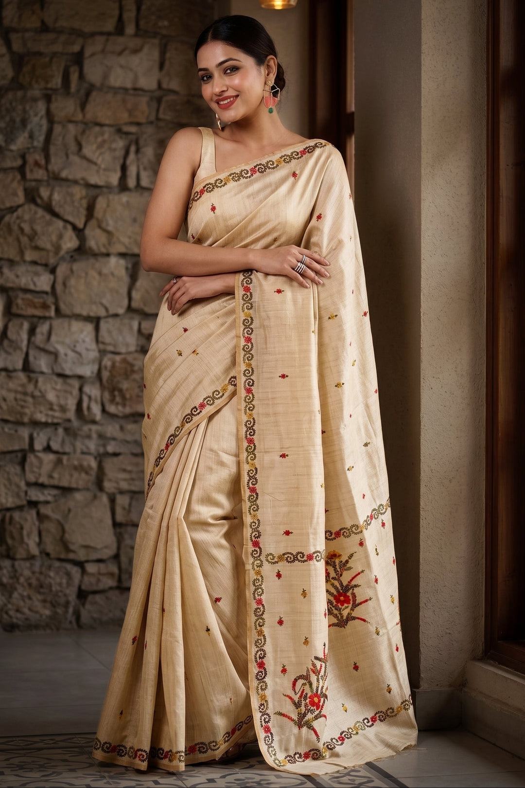 Swarnanjali Semi Tussar Silk Saree 2