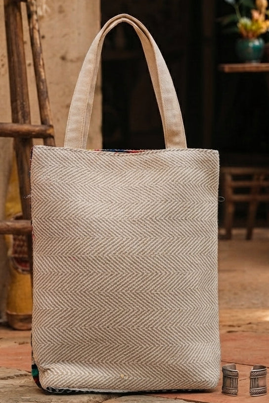 Carries your Story – Handcrafted Tote Bag